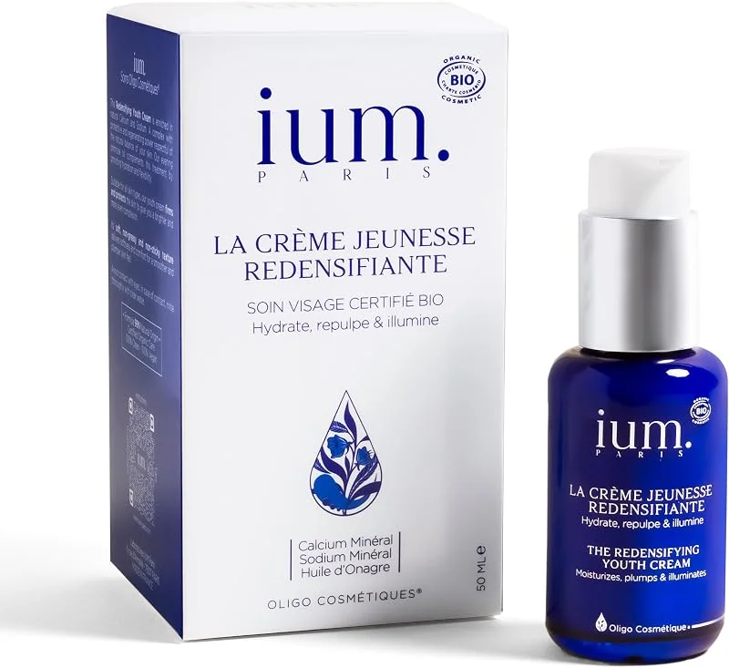 Crème Visage Anti-Âge Bio, Hydrate, Repulpe & Illumine, Calcium & Néroli, Fermeté — Soin de la peau