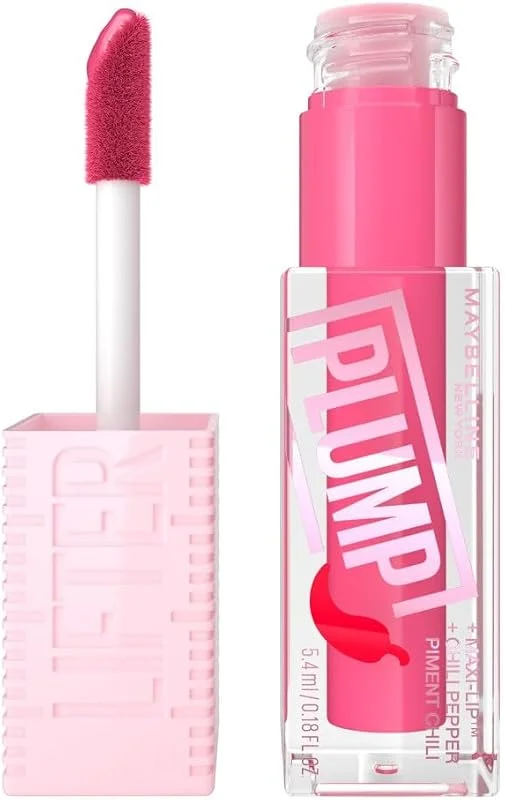 Maybelline New York Lifter Plump Gloss Repulpant Piment Pink Sting 5, 4ml — Maquillage