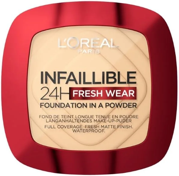 L'Oréal Paris Infaillible 24H Fresh Wear Fond de Teint Poudre Sable Rosé — Maquillage