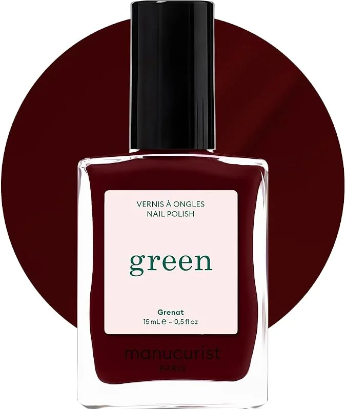 Manucurist Green Vernis à Ongles Rouge Maronné Grenat — Maquillage