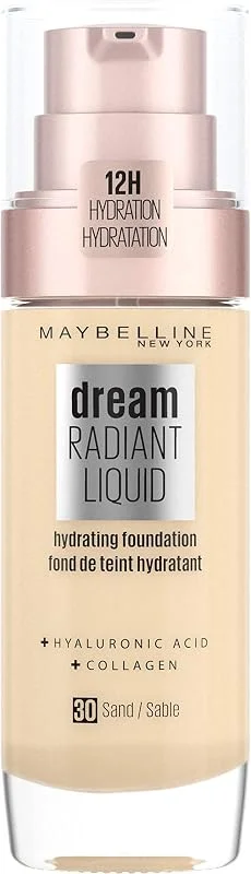 Maybelline Foundation Fond de Teint Hydratant Liquide Dream Radiant avec Acide — Maquillage
