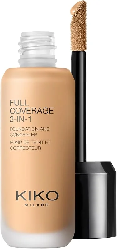 KIKO Milano Full Coverage 2-in-1 Foundation & Concealer - Teinte O50 — Maquillage