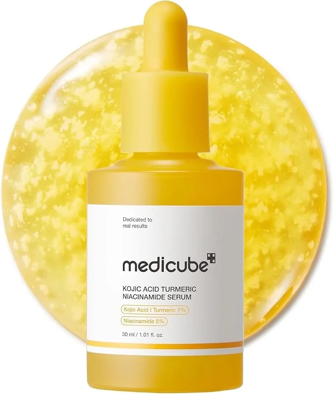 medicube Sérum Visage Clarifiant en Capsules à l’Acide kojique Curcuma — Soin de la peau