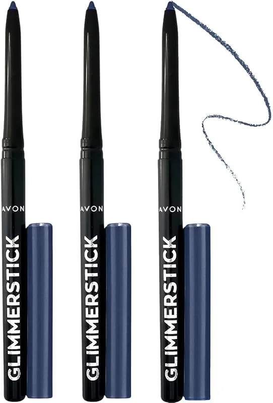 3 x Avon Glimmerstick Eyeliner in Starry Night Blue — Maquillage