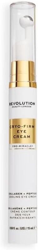 Revolution Pro Miracle Cryo-Firm Crème yeux collagène et peptides, 15 ml — Soin de la peau