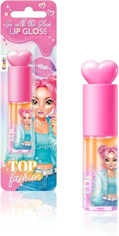 TOP FASHION Gloss à Lèvres, Fini Brillant, 3 Designs Assortis, Dermatest — Maquillage