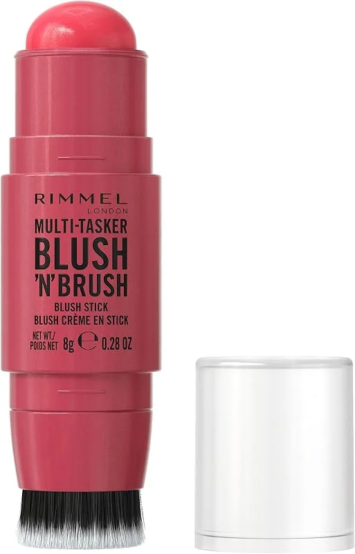 Rimmel London Multi-Tasker Blush'N'Brush Blush Stick Végan — Maquillage