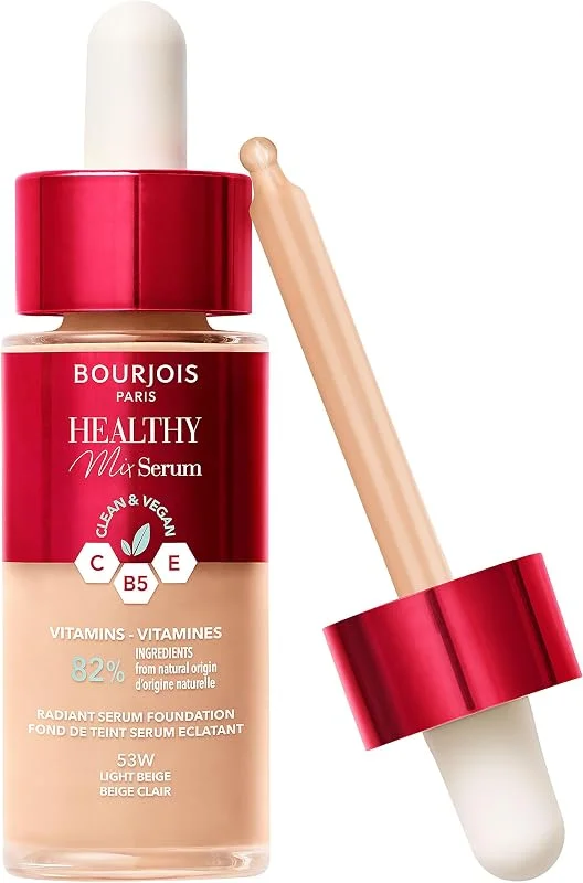 Bourjois Healthy Mix Clean fond de teint sérum - 55N - Beige profond, 30 ml — Maquillage