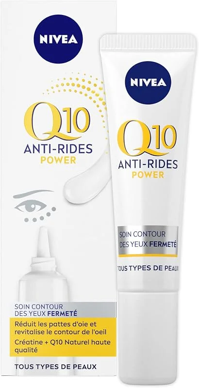 NIVEA Q10 Power Soin Contour des Yeux Anti-Rides +Fermeté (1x15 ml), crème — Soin de la peau
