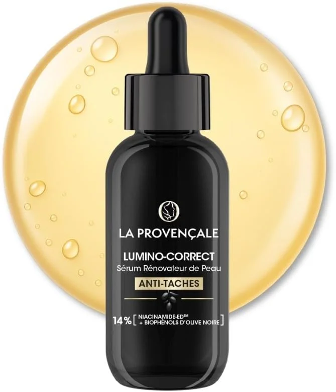 La Provençale Lumino-Correct Sérum Anti-Taches Niacinamide Éclat 30ml — Soin de la peau