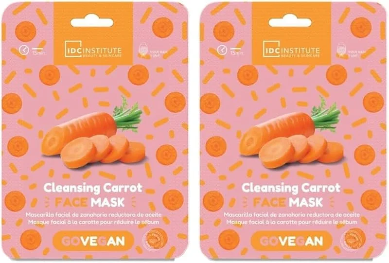 Idc Institute Mask Carrot For Oily Skin (Lot de 2) — Soin de la peau
