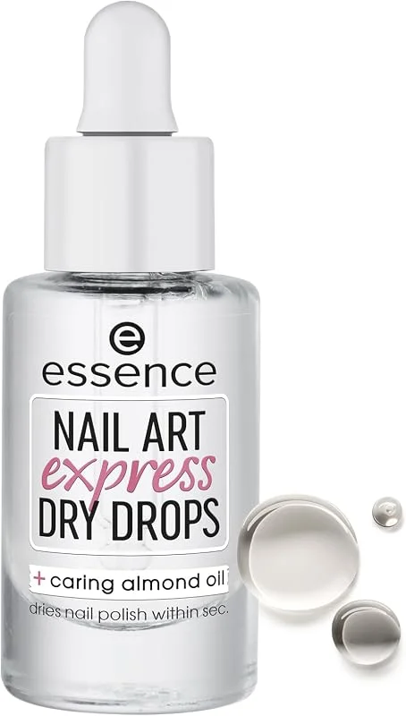 essence huile lèvres nail art express dry drops - vegan - 8 ml — Beauté