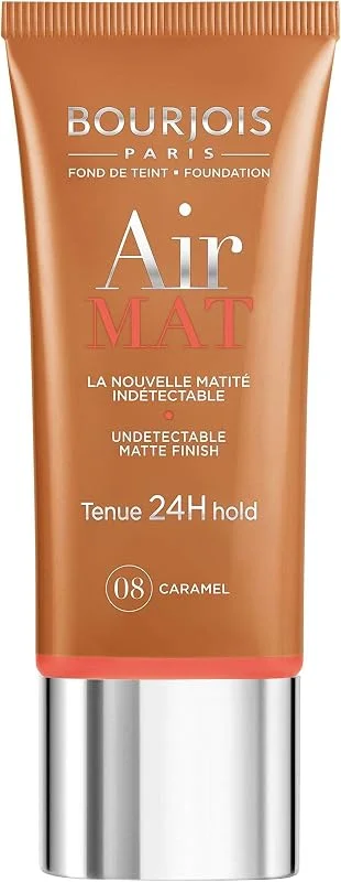 Bourjois - Air Mat 24h Fond de teint - 07 Caramel - 30 ml — Maquillage