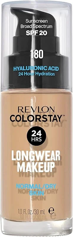 Revlon - ColorStay - Fond de Teint - Flacon 30 ml - Dry Skin - N180 - Sand Beige — Maquillage