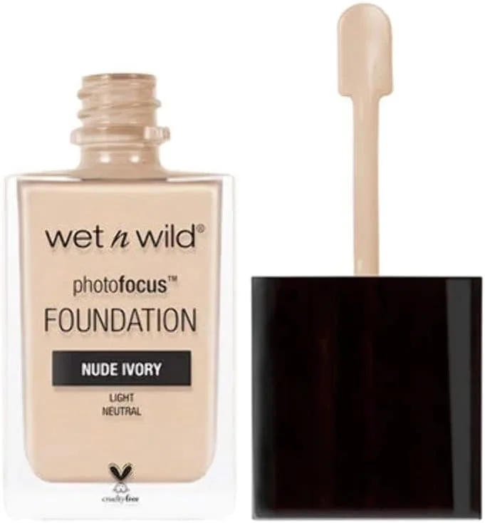wet n wild – Fond de teint Photo Focus – Formule légère et matifiante - Teinte Nude — Maquillage