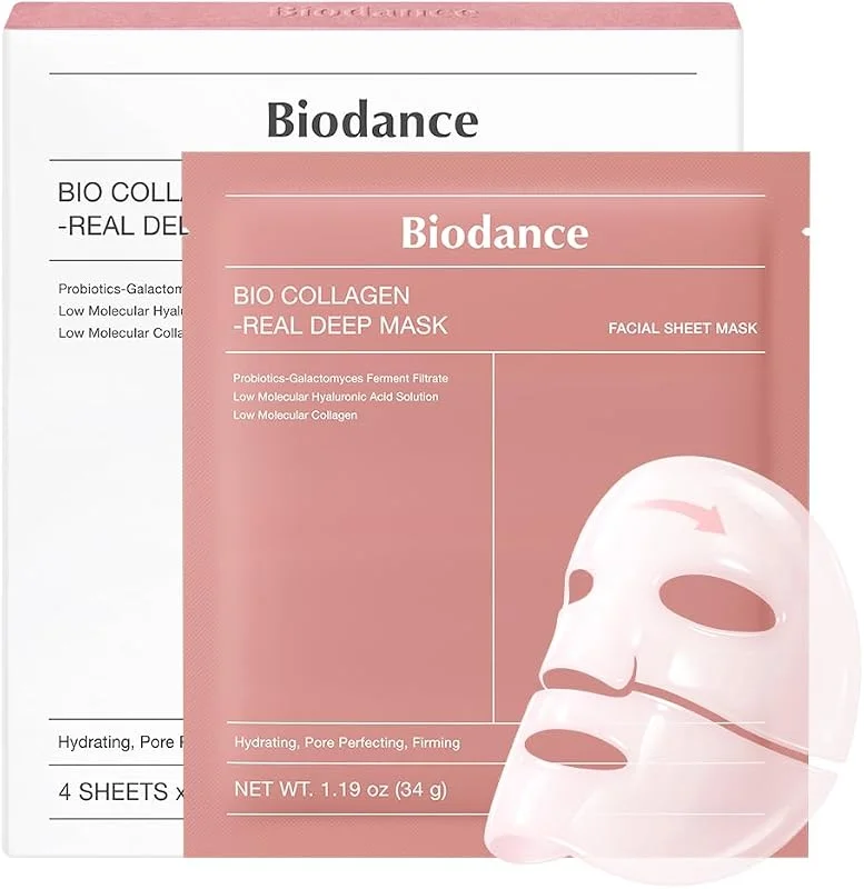 BIODANCE Bio-Collagen Real Deep, Masque Visage Hydrogel au Collagène, Masque de Nuit — Maquillage