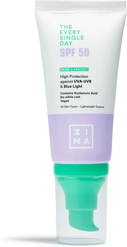 3INA - The Every Single Day spf50 - Blanc - Crème Solaire Visage 50 — Soin de la peau