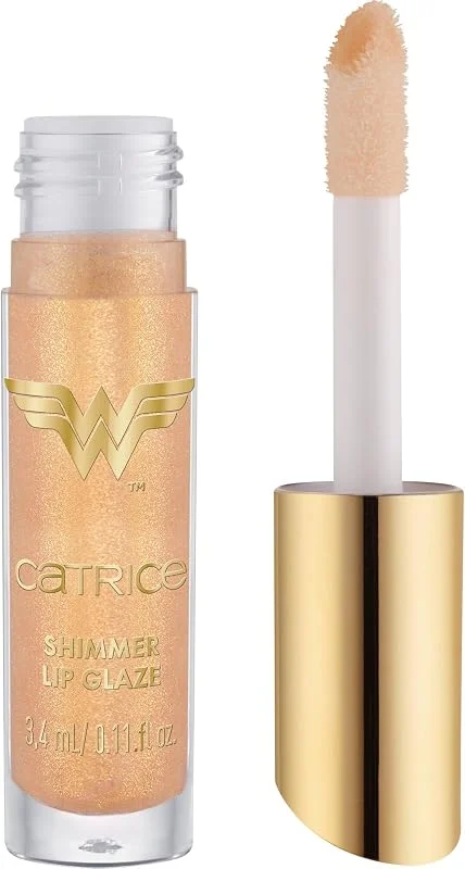 Catrice Wonder Woman Shimmer Lip Glaze huile à lèvres gloss, avec huiles, brillant — Maquillage