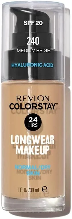 Revlon ColorStay Fond de Teint Tenue 24H, 240 Medium Beige 30 ml — Maquillage