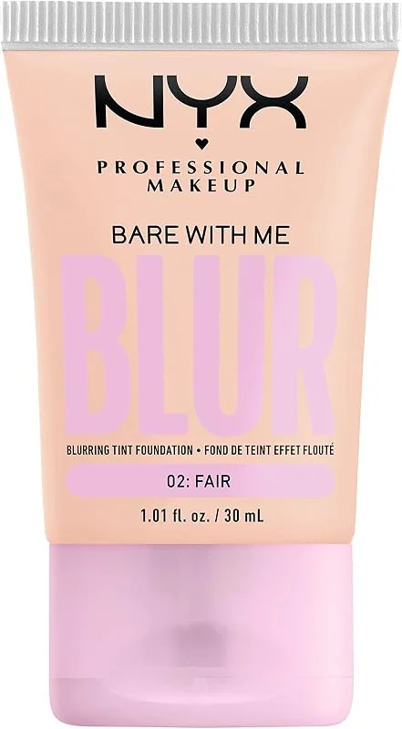 NYX Professional Makeup Fond de Teint Bare With Me Blur Mat Fair 02 — Maquillage