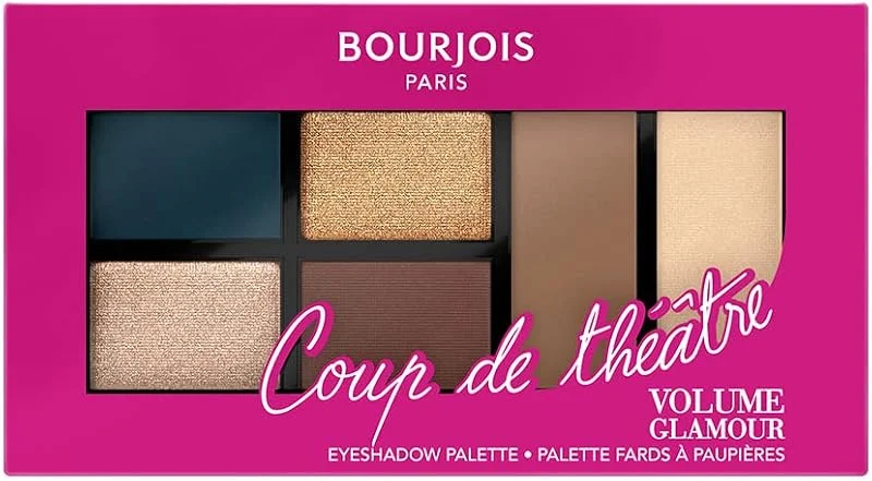 Bourjois palette d'ombres à paupières Volume Glamour - 6 teintes ultra-pigmentées — Maquillage