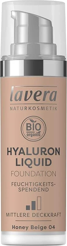 LAVERA Hyaluron Liquid Foundation Bases et Primers Honey Beige 04 — Maquillage