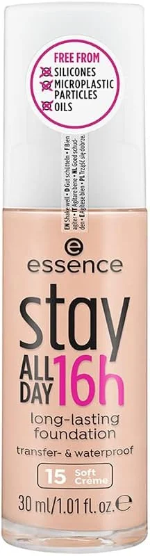 essence fond de teint stay ALL DAY 16h fond de teint longue tenue - 30 ml — Maquillage