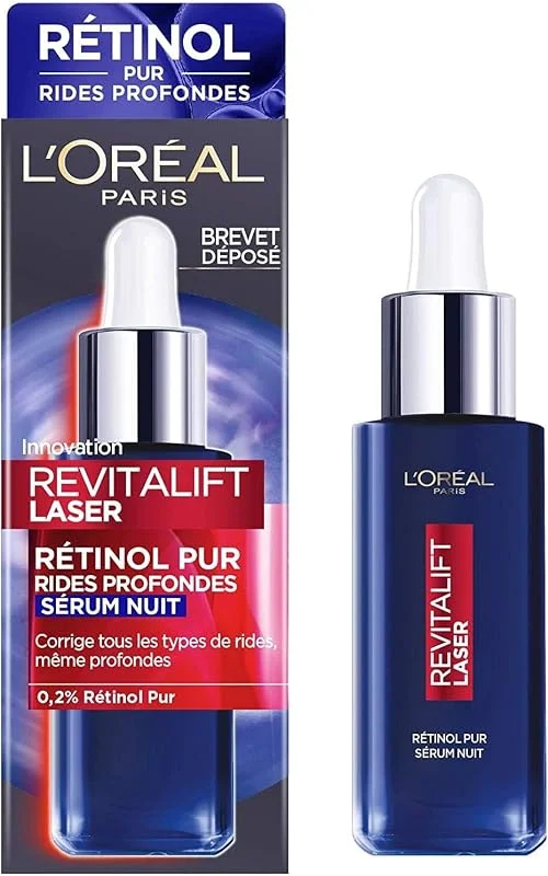 L'Oréal Paris Revitalift Laser Sérum Nuit Rétinol Anti-Rides 30ml — Soin de la peau
