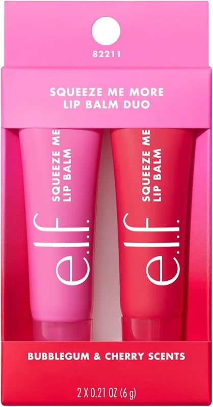 Squeeze Me Lip Balm Duo Kit CHERRY, BUBBLEGUM — Maquillage