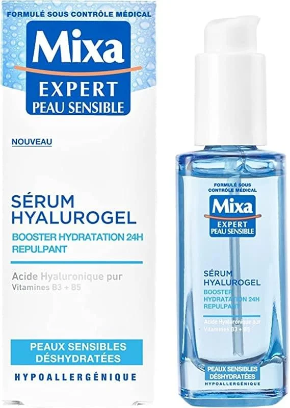 Mixa Sérum Booster Hydratation Hyalurogel Acide Hyaluronique 24h 30ml — Soin de la peau