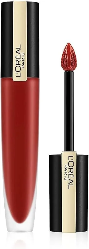 L’Oréal Paris – Encre à Lèvres Liquide Mate – Rouge Signature – Teinte : I am worth it — Maquillage