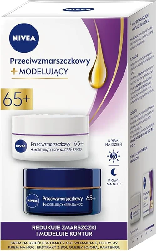 NIVEA Ensemble de crème modelante anti-rides pour le visage de jour et de nuit — Soin de la peau