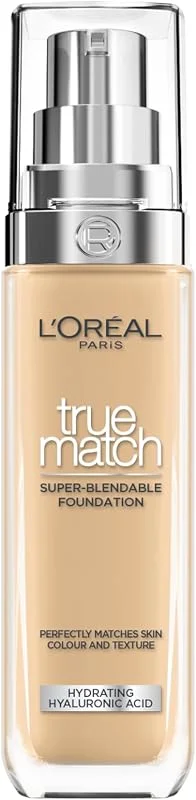 L’Oréal Paris Fond de teint True Match - 3.5D, W - Fond de teint à couvrance naturelle — Maquillage