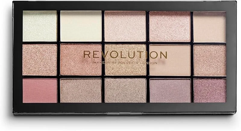 Revolution Reloaded Eyeshadow Palette, Iconic, 15 Shades — Maquillage