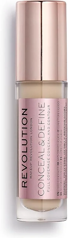 Makeup Revolution, Conceal & define, Anti-Cernes, C2, 4ml — Maquillage