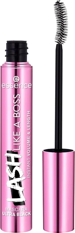 essence LASH LIKE A BOSS INSTANT VOLUME & LENGTH MASCARA ULTRA BLACK, augmentant le — Maquillage
