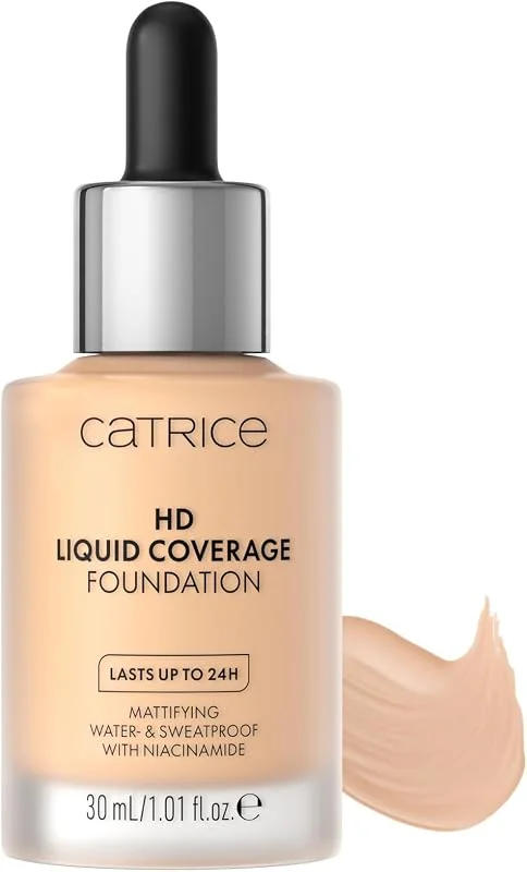 Catrice fond de teint 005 HD Liquid Coverage Foundation 005 Ivory - 30 ml — Maquillage
