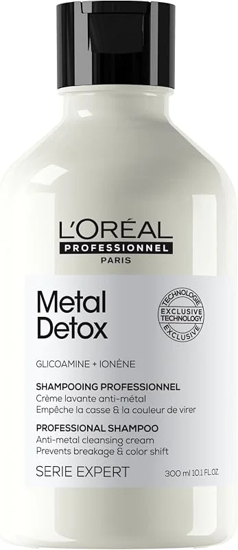 L'OREAL PROFESSIONNEL - Metal Detox - Cheveux Secs et Abîmés, Raides à Bouclés — Soin de la peau