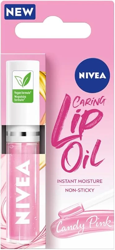 NIVEA Huile pour les lèvres Candy Pink 5, 5 ml — Maquillage