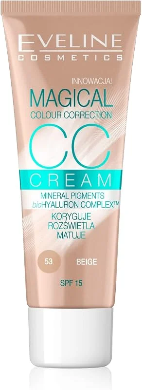 Fond de teint multifonctionnel Eveline Cosmetics Magical Color Correction CC, 30 ml, n° — Maquillage