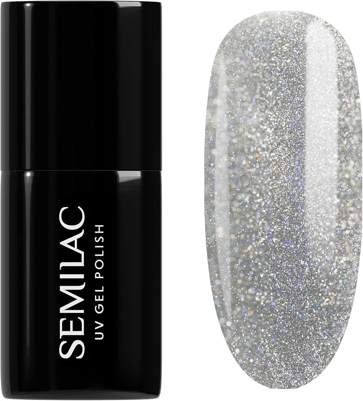 Semilac Vernis à Ongles UV 961 Magnetic Flash 7ml - Cat-Eye Argent Effet Magnétique — Maquillage