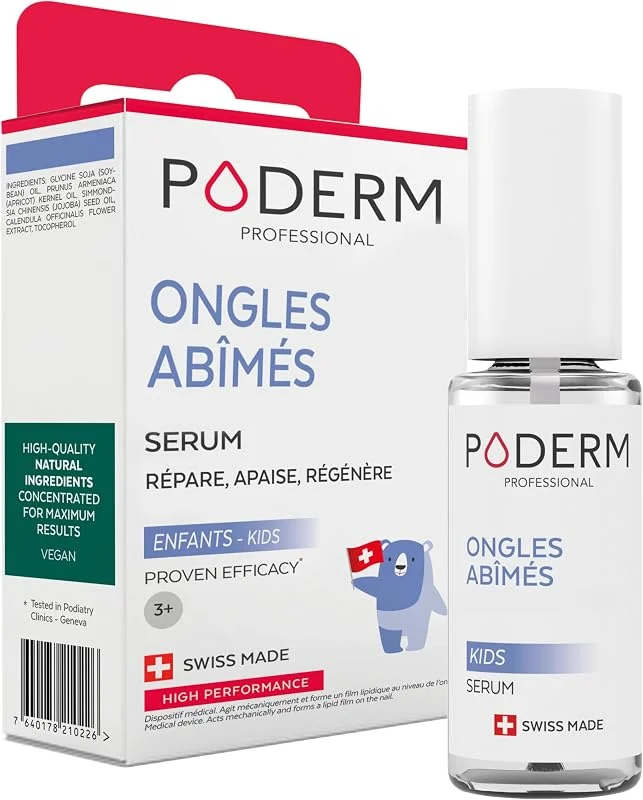 PODERM - SOIN ONGLES FRAGILISES ENFANT & BÉBÉ - Répare, Restructure et Apaise — Soin de la peau