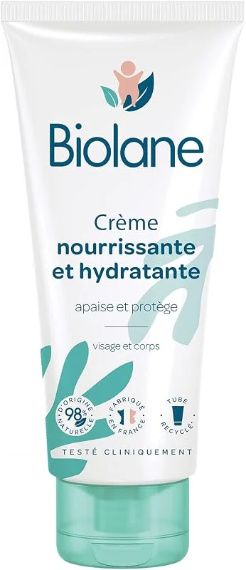 BIOLANE – Crème Nourrissante et Hydratante - Bébé - Visage et Corps - Apaise et — Soin de la peau