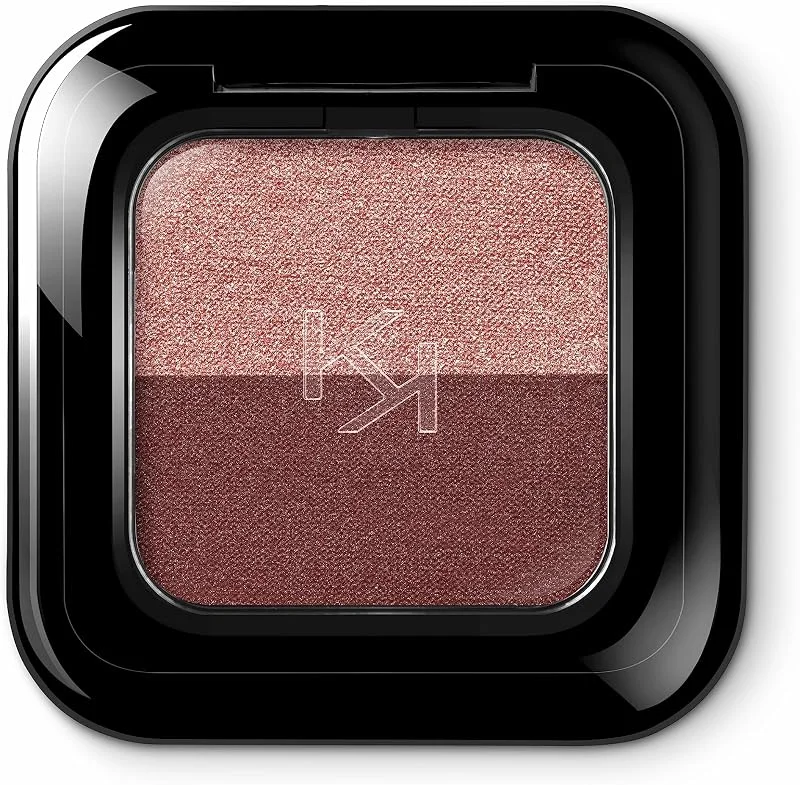 KIKO Milano Bright Duo Eyeshadow - Teinte 11 Bright Coral, Wine — Maquillage