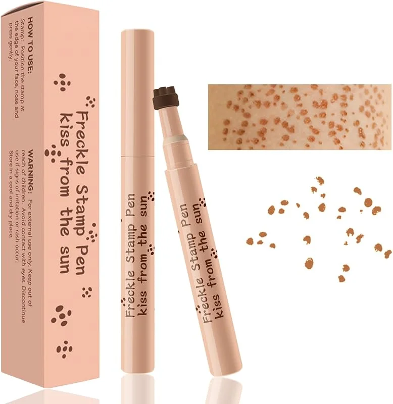 Stylo Taches de Rousseur – Freckle Pen Maquillage Naturel, Résistant à l’eau et Longue Tenue