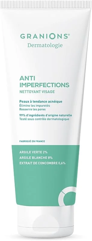 GRANIONS Nettoyant Visage Anti Imperfections - Nettoie, Hydrate & Purifie, Elimine — Soin de la peau