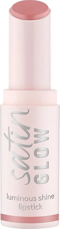 essence satin GLOW luminous shine lipstick rouge à lèvres, luminescent, intense en — Maquillage