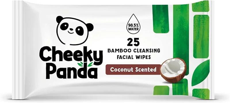 The Cheeky Panda, Lingettes Démaquillantes, 25 Lingettes Parfum Noix de Coco — Soin de la peau