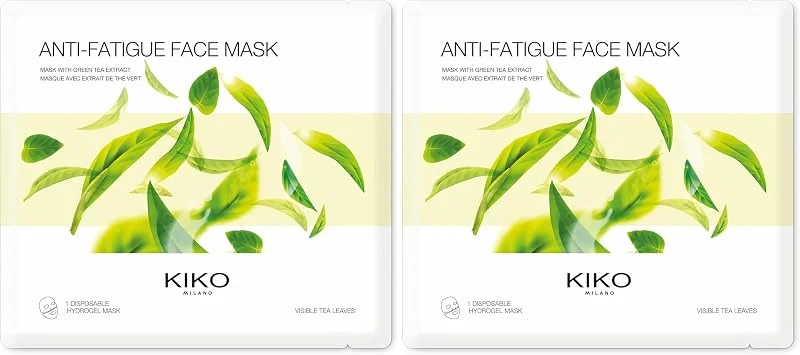 KIKO Milano Antifatigue Face Mask, Masque Visage Hydratant À L’Extrait De Thé Vert — Soin de la peau