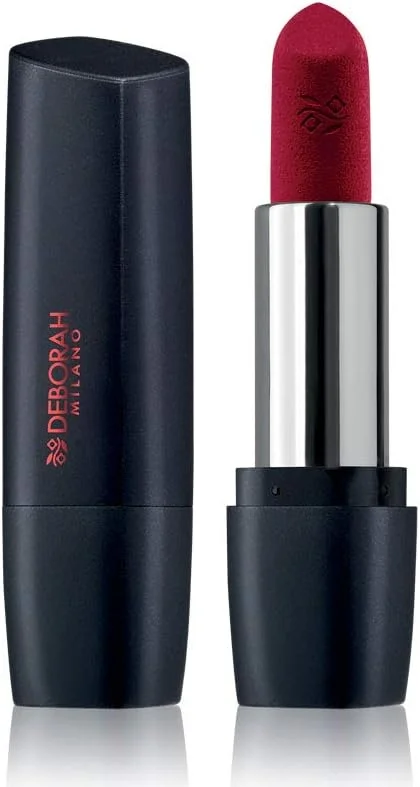 Deborah Milano - Rouge à lèvres effet mat avec collagène et acide hyaluronique, 5 rouge — Maquillage